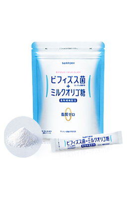 ビフィズス菌＋ミルクオリゴ糖　サントリー　パッケージ