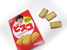 ビスコのお菓子　昭和8年から製造